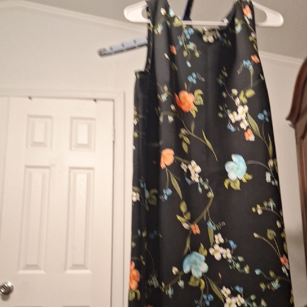 Worthington Black Floral Dress